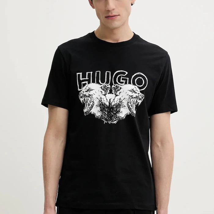 Памучна тениска HUGO Durro