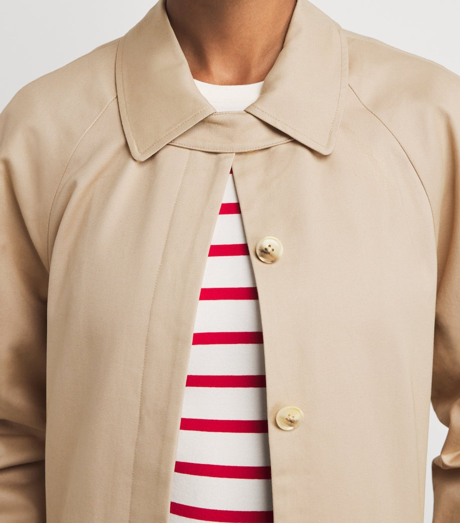 Maje Beige Cotton Trench Coat
