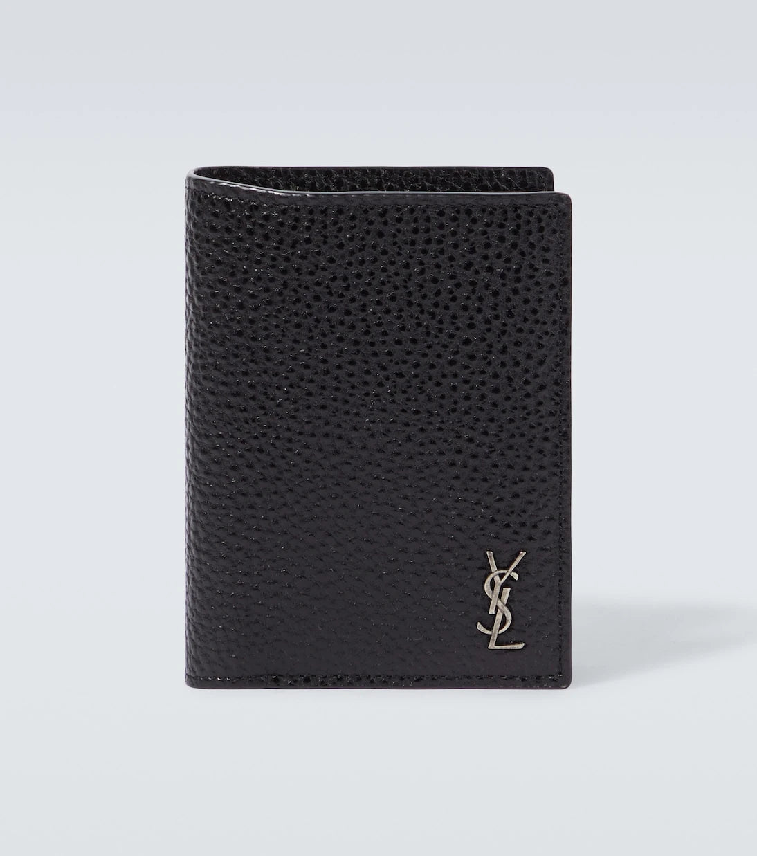 Saint Laurent - Tiny Cassandre leather wallet