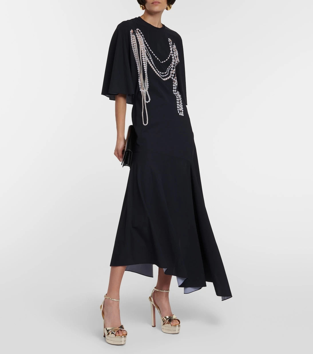 Aquazzura - Divine 130 metallic platform sandals