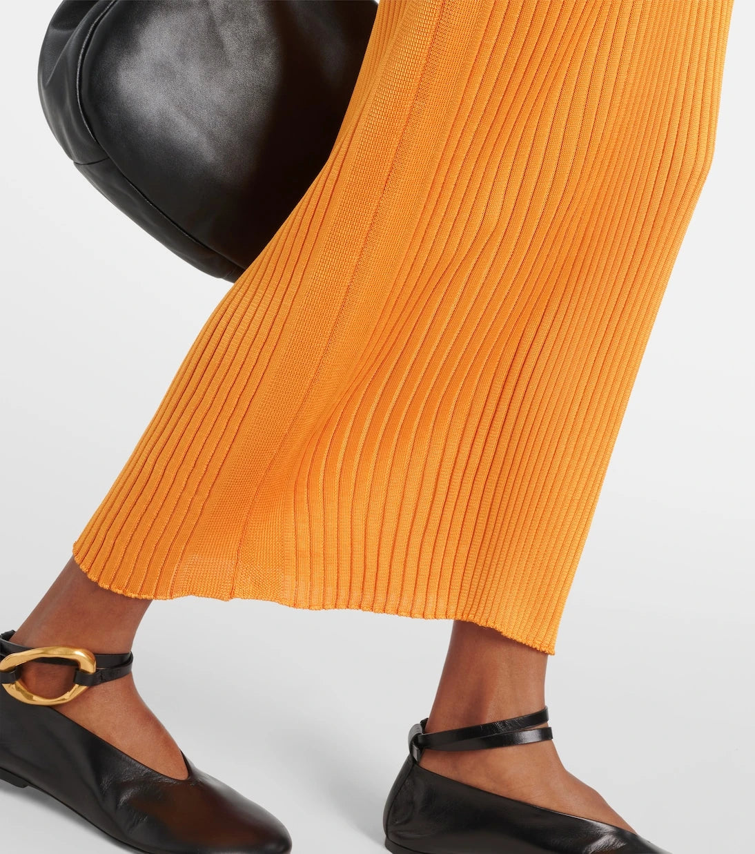 Jil Sander - Ribbed-knit jersey maxi dress