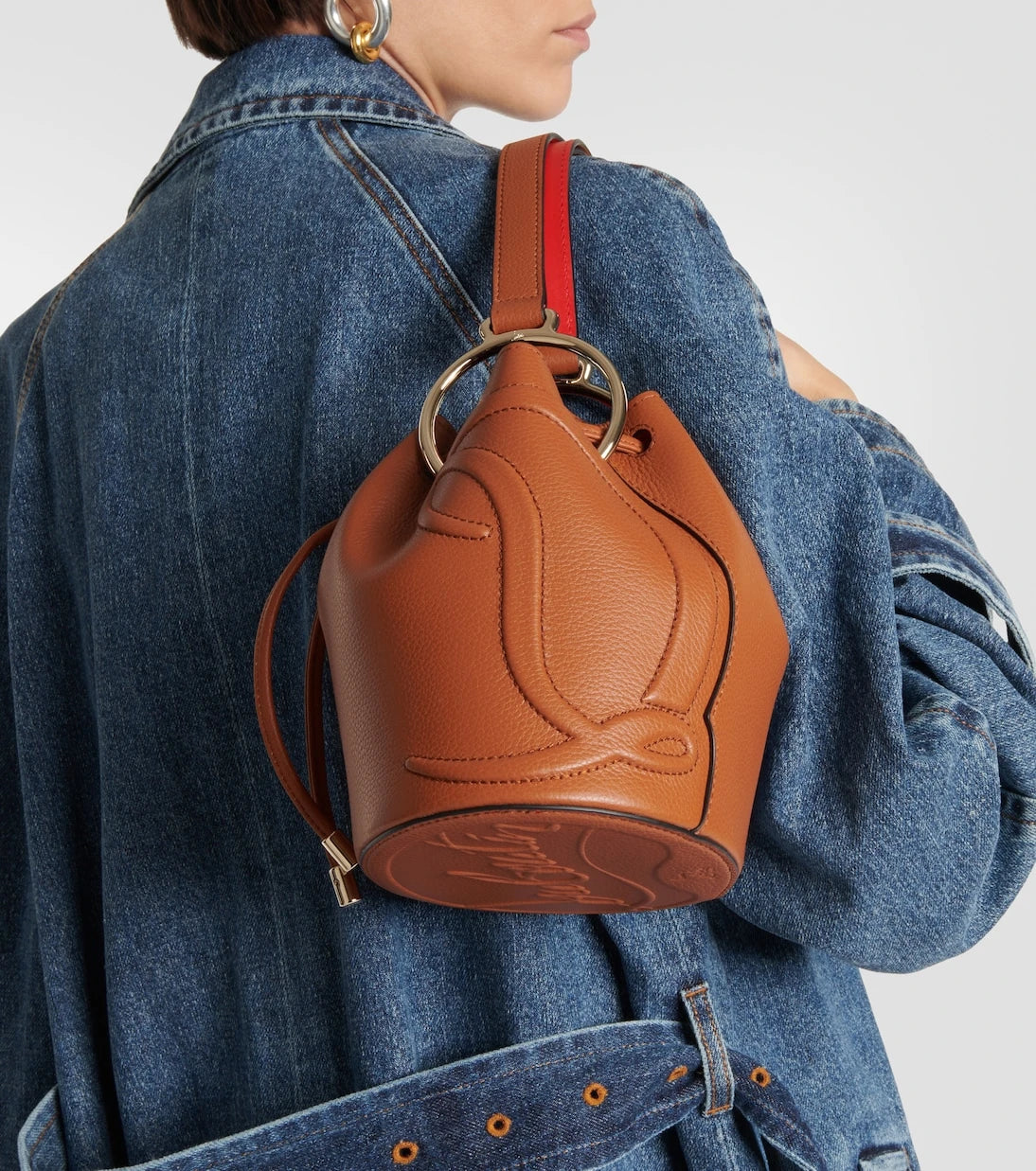 Christian Louboutin - By My Side leather bucket bag
