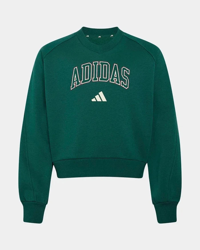 adidas pamuklu çocuk sweatshirt