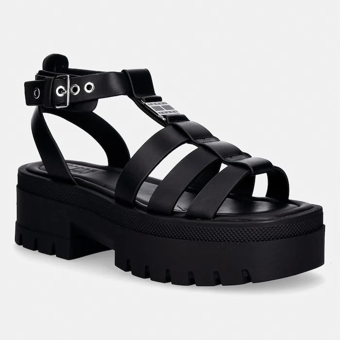 Tommy Jeans Kadın Deri Sandalet TJW FISHERMAN LEATHER MAX SANDAL