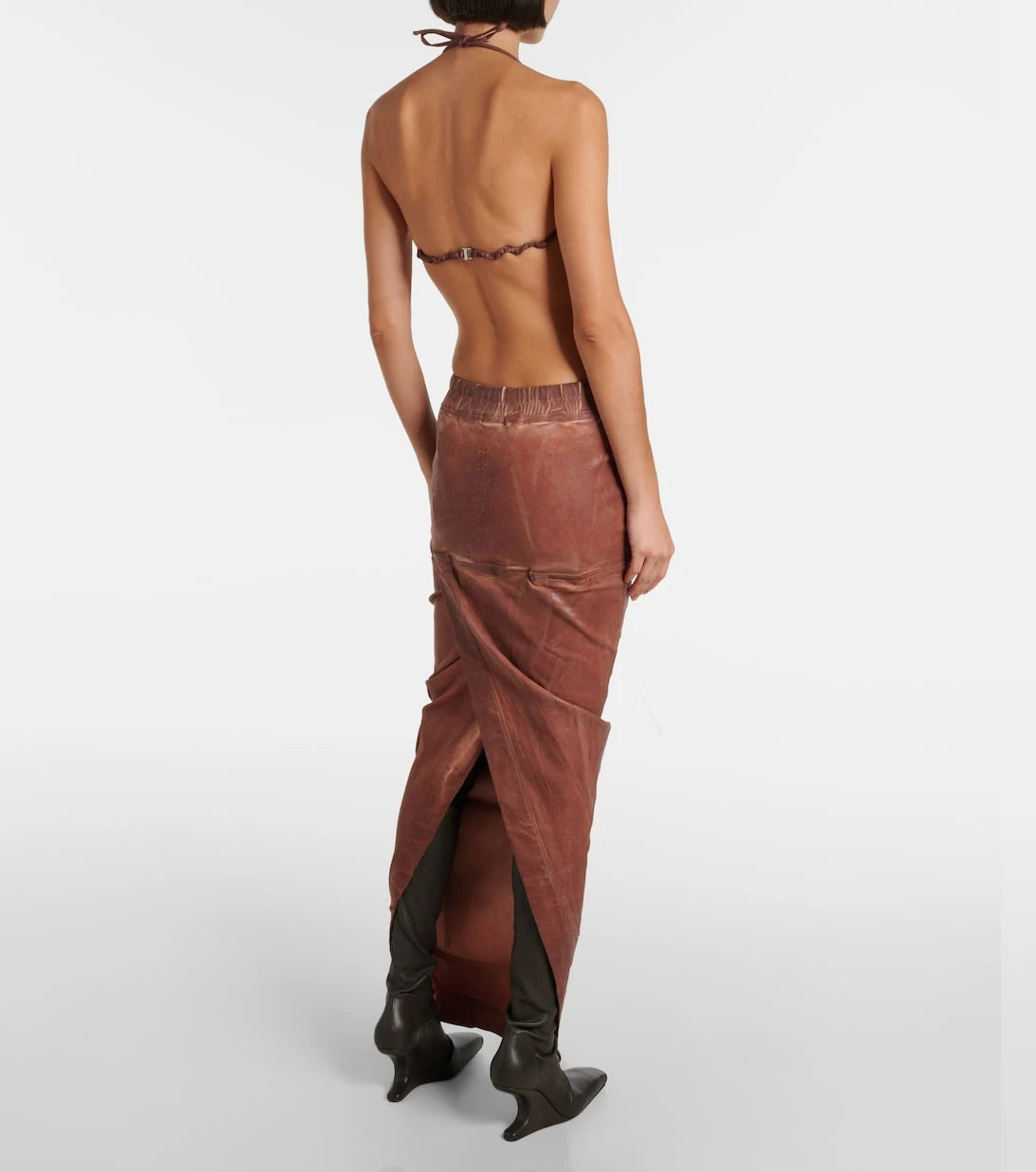 Rick Owens - Denim maxi skirt