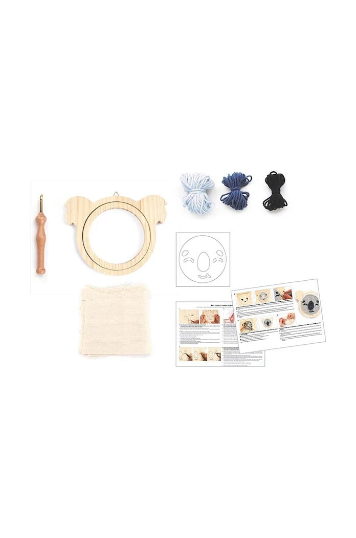 Комплект за бродиране Graine Creative Koala Punch Needle Kit