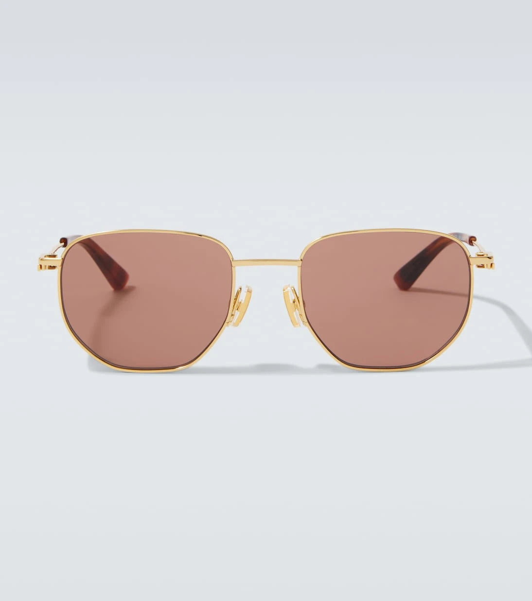 Bottega Veneta - Split round sunglasses