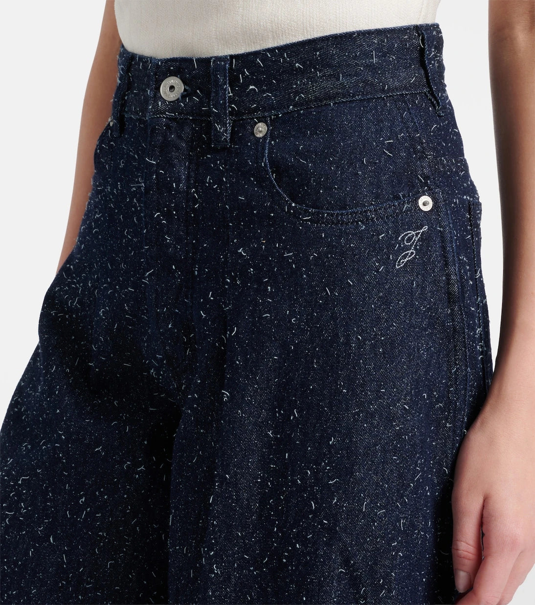 Jacquemus - Logo barrel-leg jeans