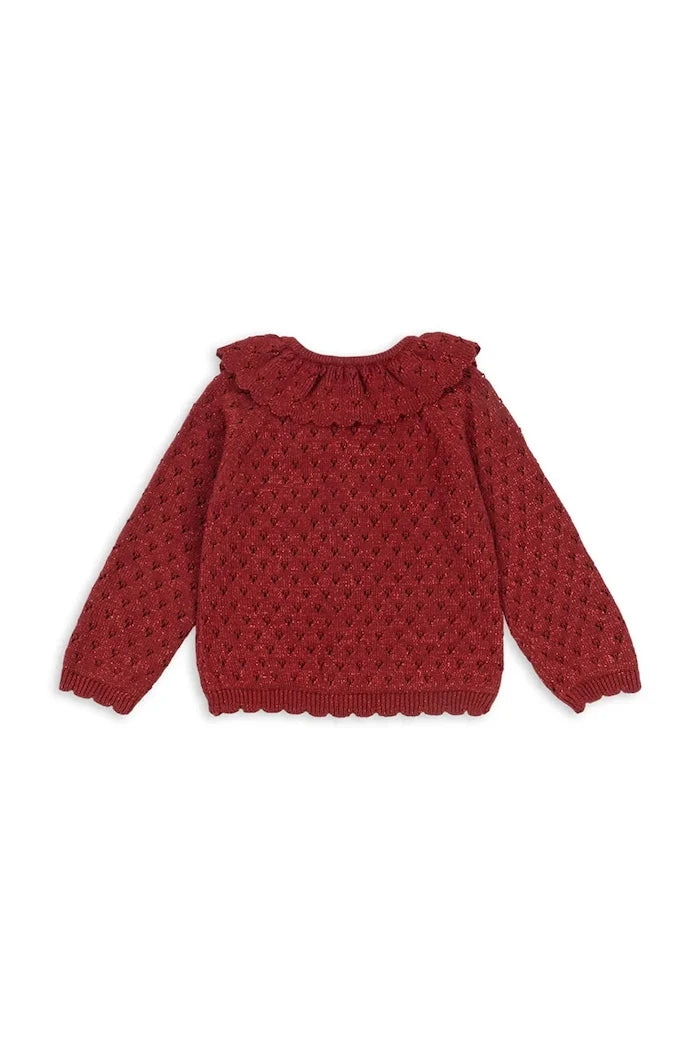 Детска жилетка Konges Sløjd HOLIDAY KNIT CARDIGAN