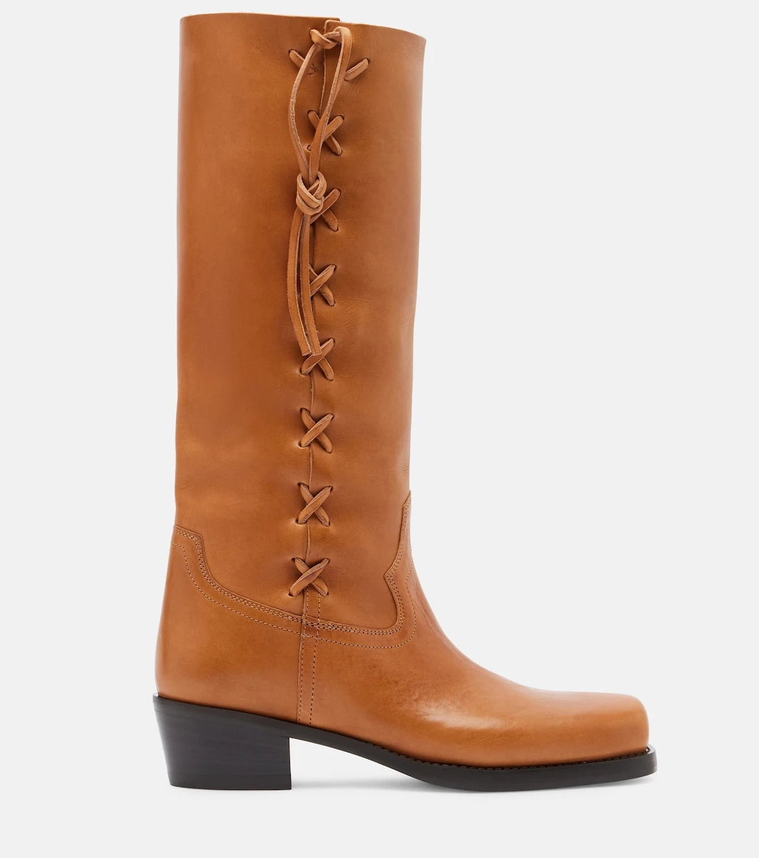 Paris Texas - Roxanne leather knee-high boots