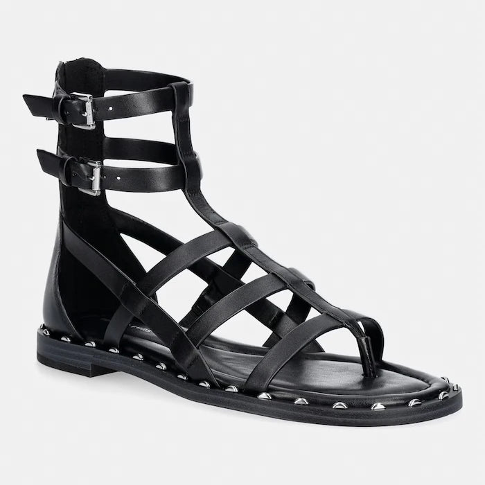 MICHAEL Michael Kors сандали дамски от кожа Noa Flat Sandal