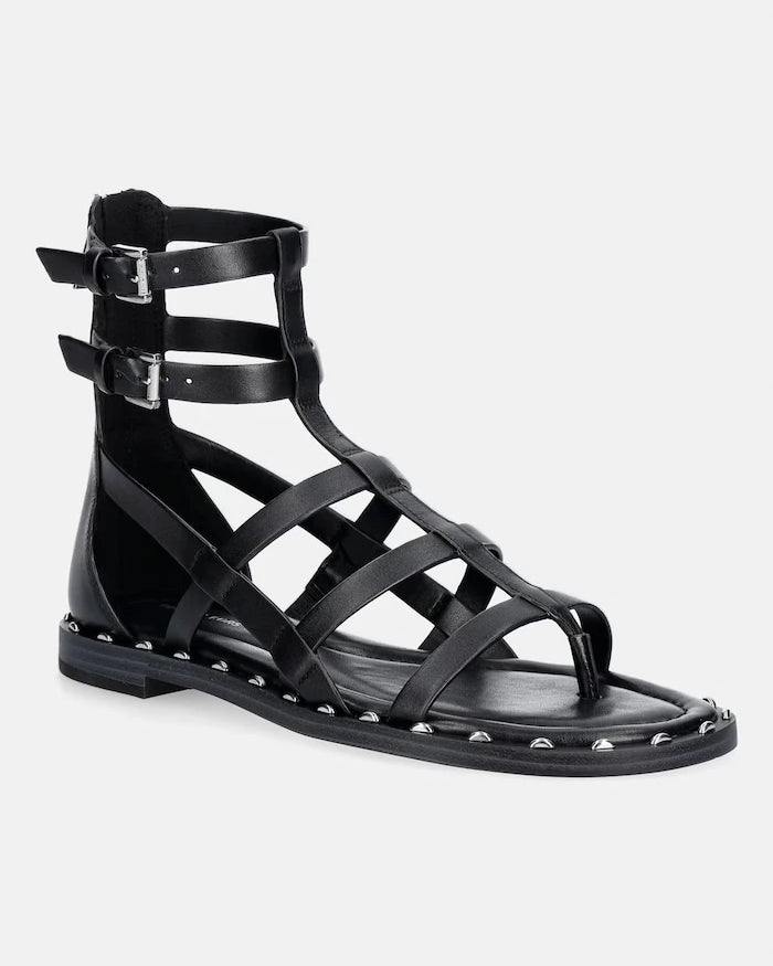 MICHAEL Michael Kors kadın deri sandalet Noa Flat Sandal