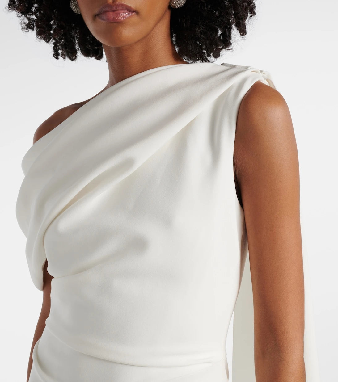 Roksanda - Bridal Maite 2 caped one-shoulder gown