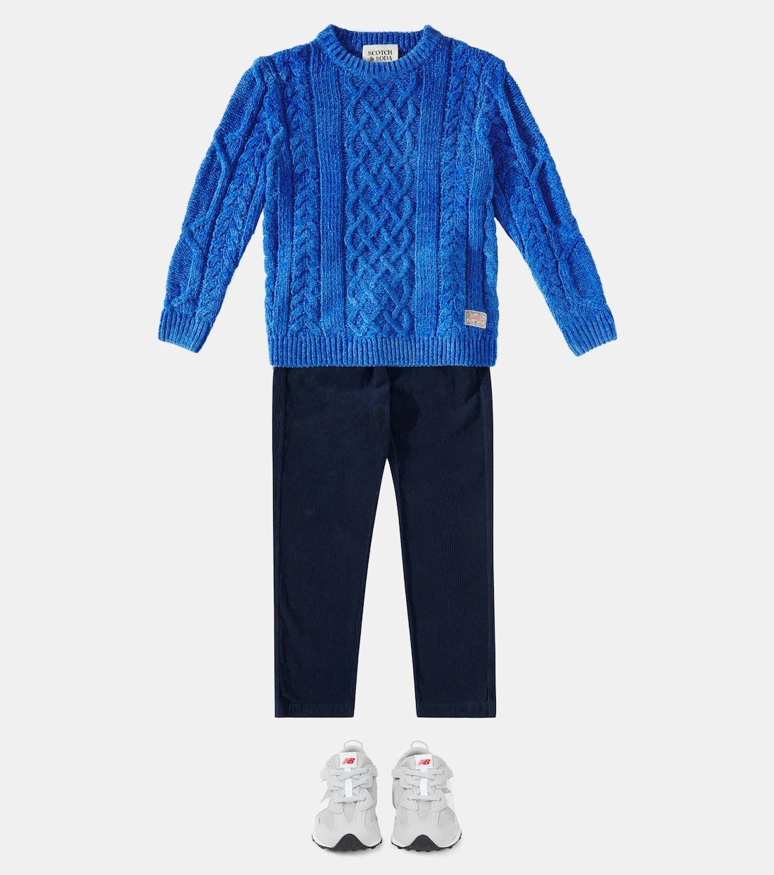 Scotch & Soda Kids - Cable-knit chenille sweater