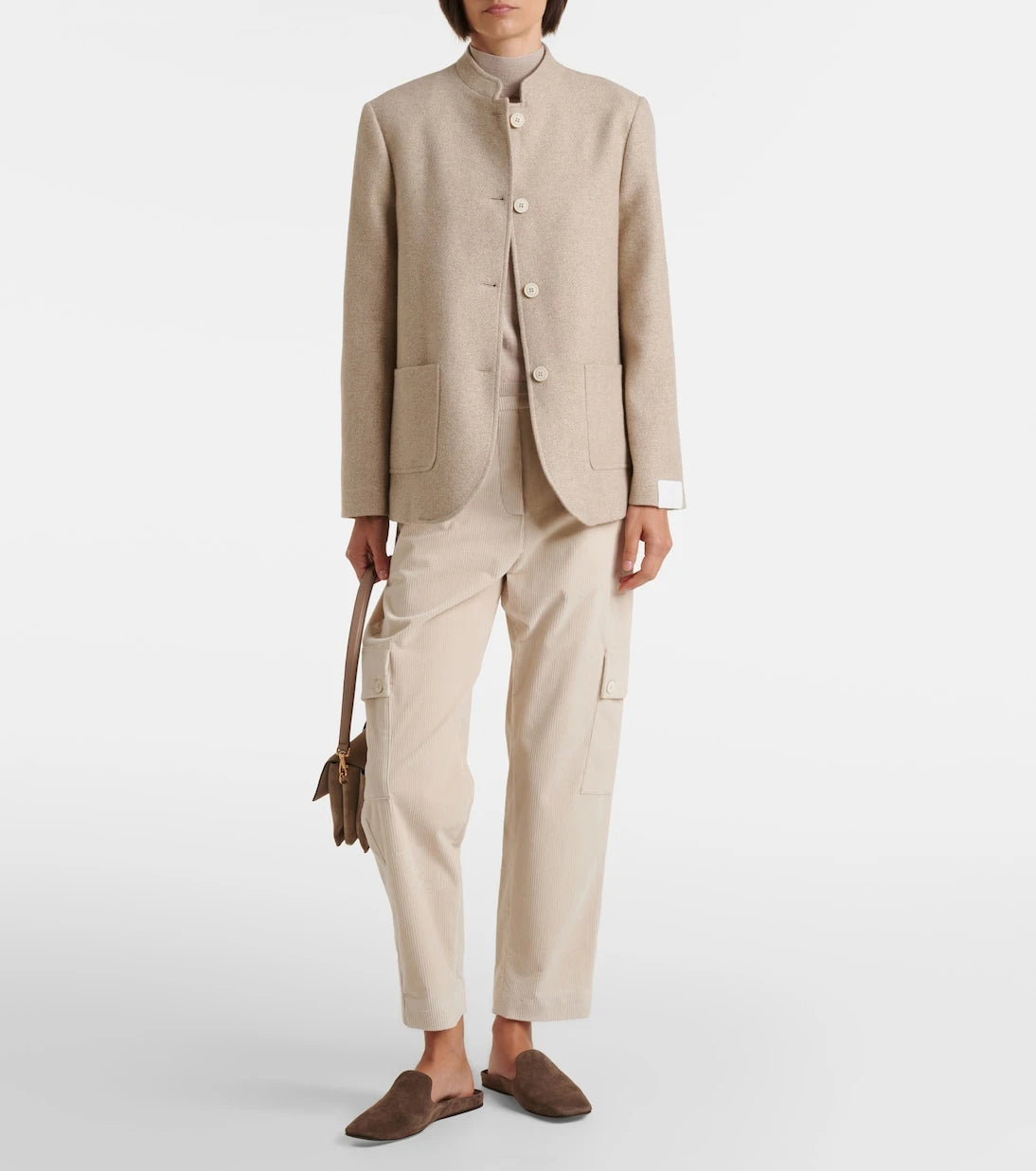 Eleventy - Cotton corduroy tapered pants
