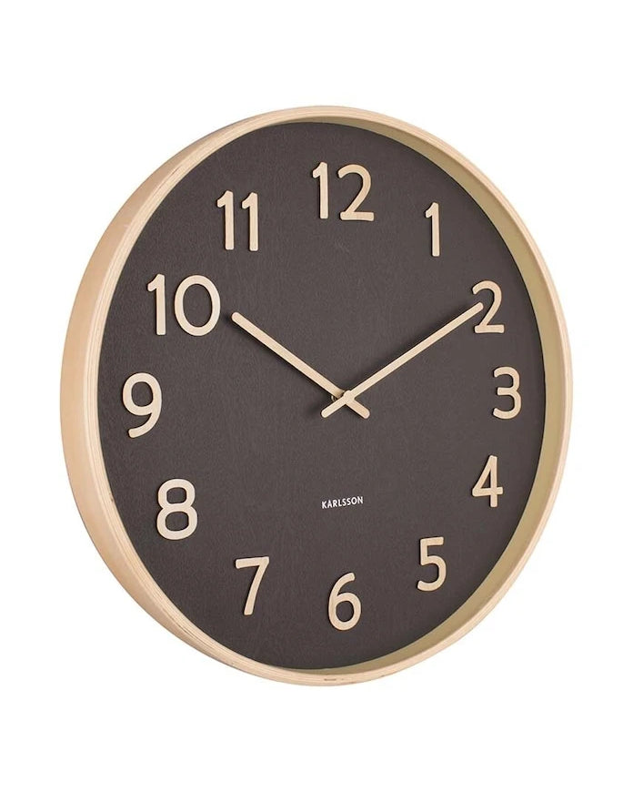 Karlsson Pure Wood Duvar Saati