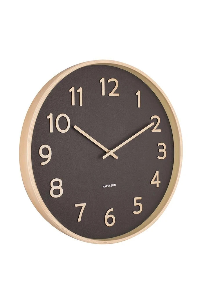 Стенен часовник Karlsson Pure Wood