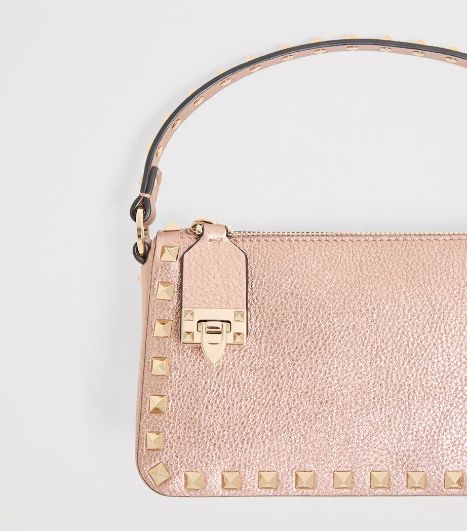 Small Leather Rockstud Shoulder Bag
