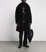 Polo Ralph Lauren Black Shearling Cabot Overcoat