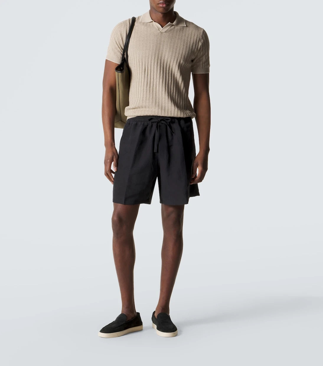 Fedeli - Soul linen and cotton polo shirt