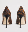 Leopard Calf Hair Tippi Pumps 90
