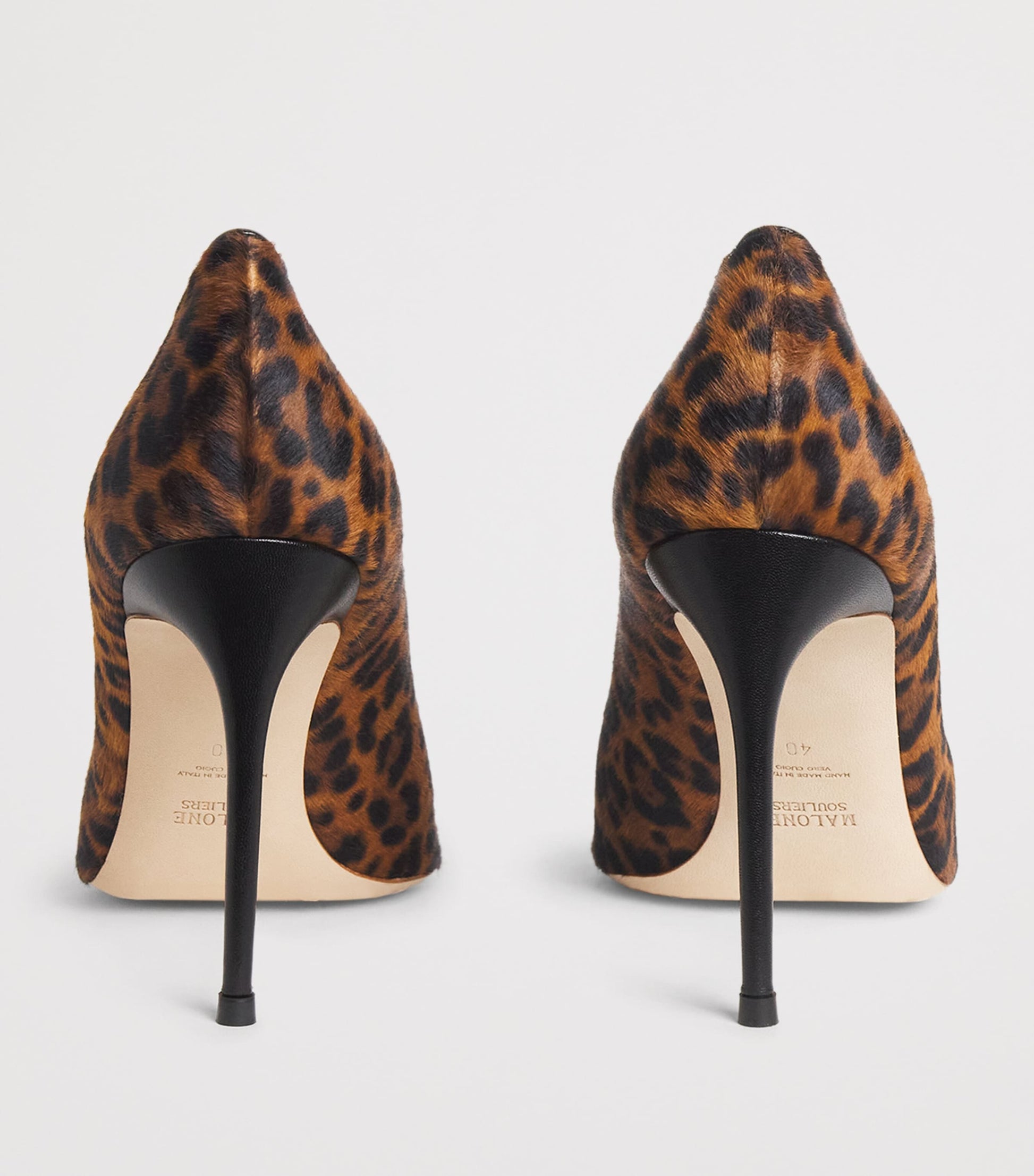 Leopard Calf Hair Tippi Pumps 90