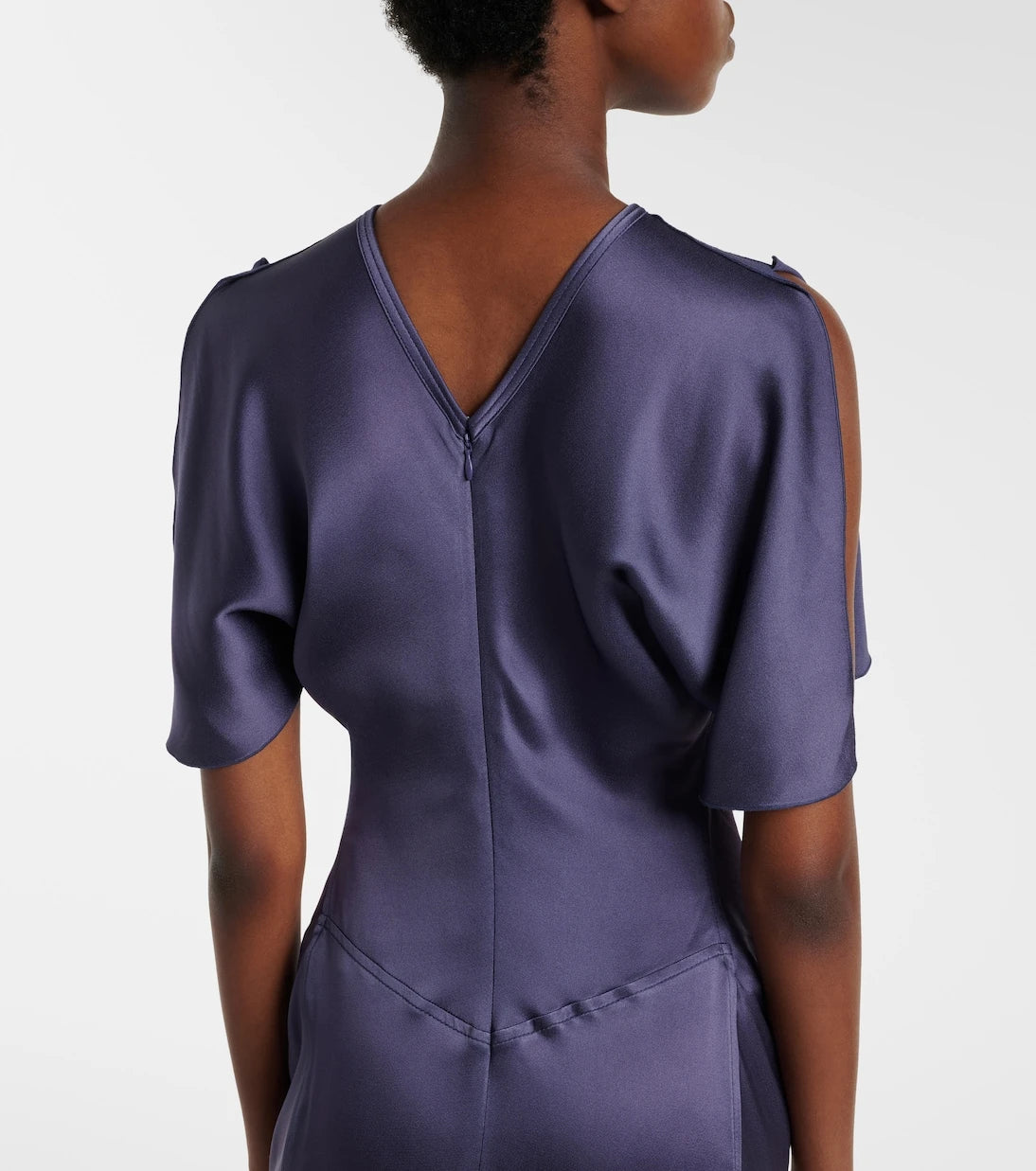 Victoria Beckham - Isabella gathered satin gown