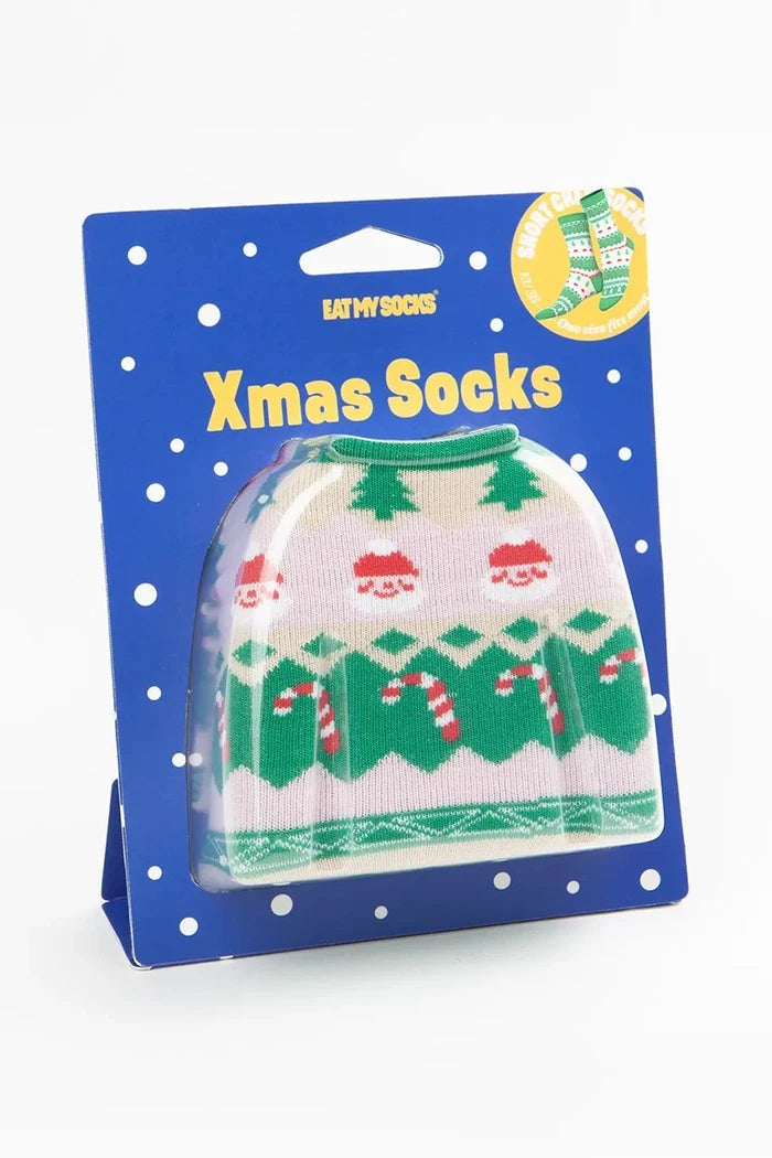Eat My Socks Trend Xmas Jumper Çorap