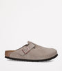Suede Boston Clogs