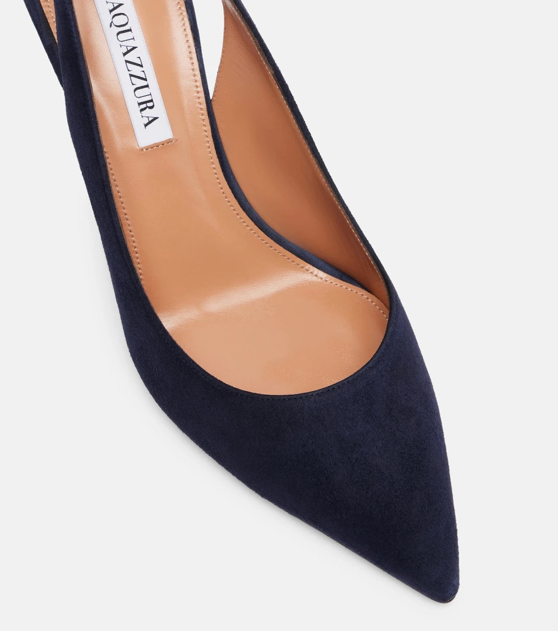 Aquazzura - Bow Tie 85 suede pumps
