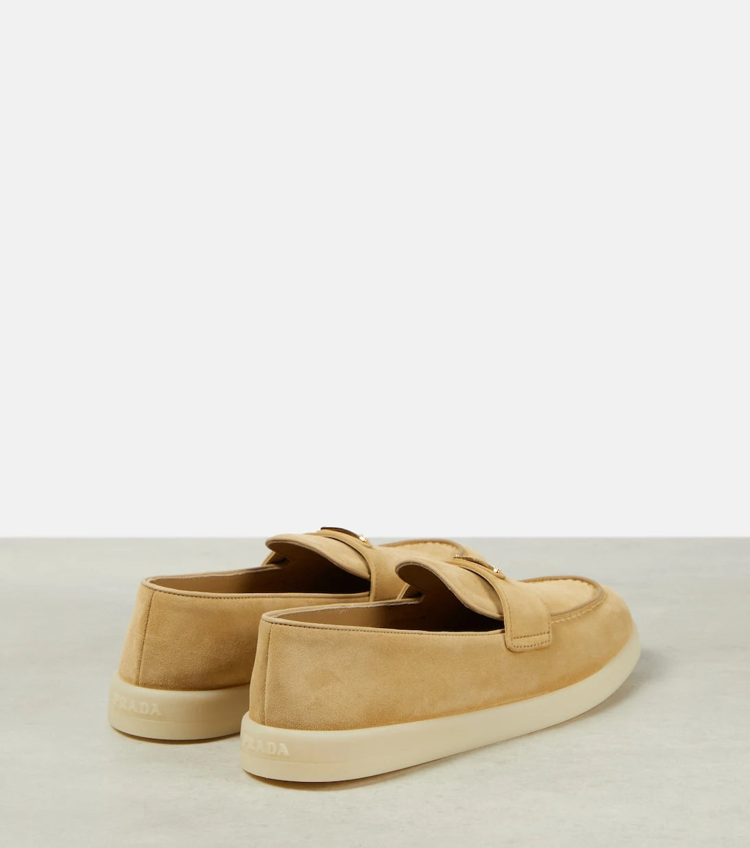 Prada - Saint Tropez suede loafers