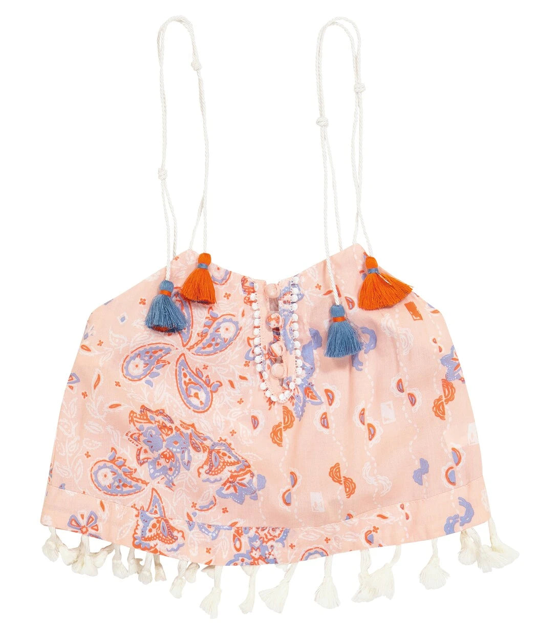 Poupette St Barth Kids - Mara printed tank top