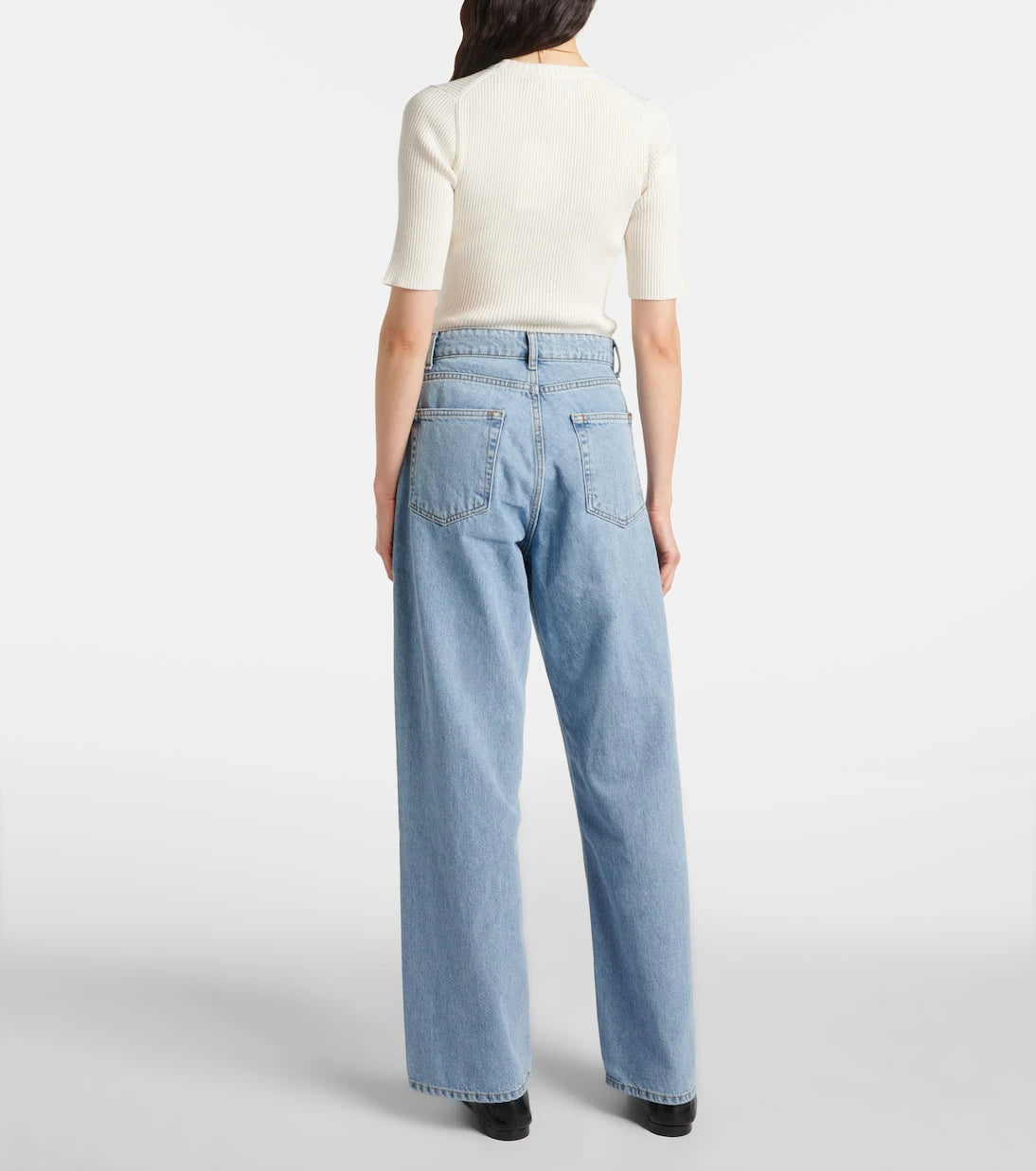 Róhe - Low-rise wide-leg jeans