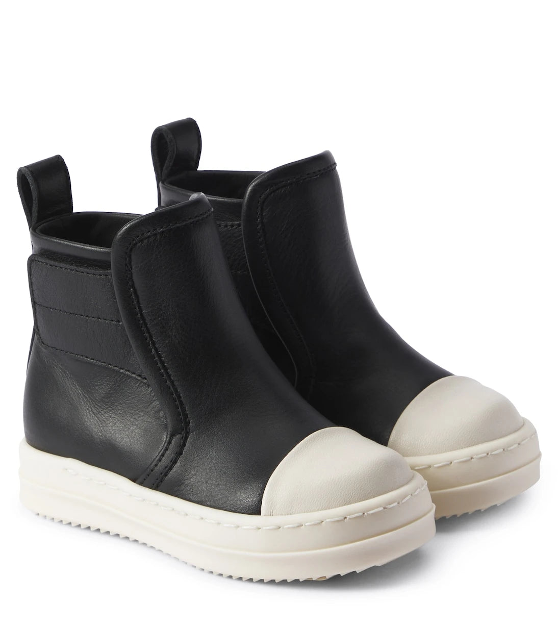 Rick Owens Kids - حذاء سنيكرز جلد بيتل للأطفال