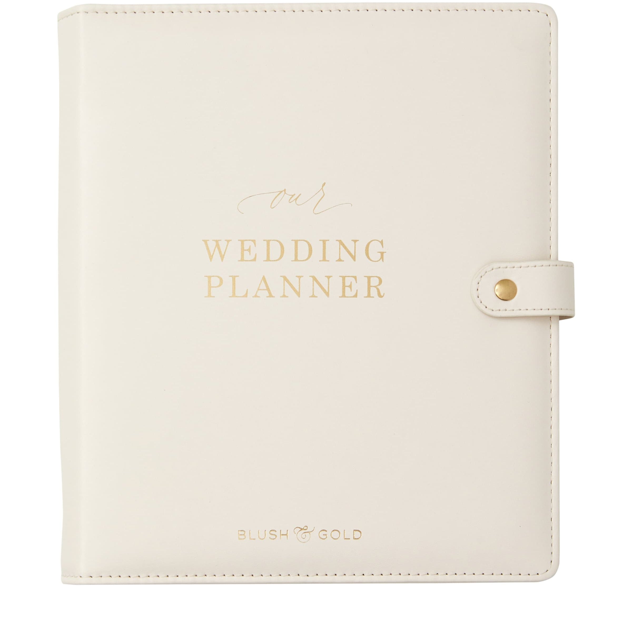 Blush and Gold Our Wedding Planner Binder