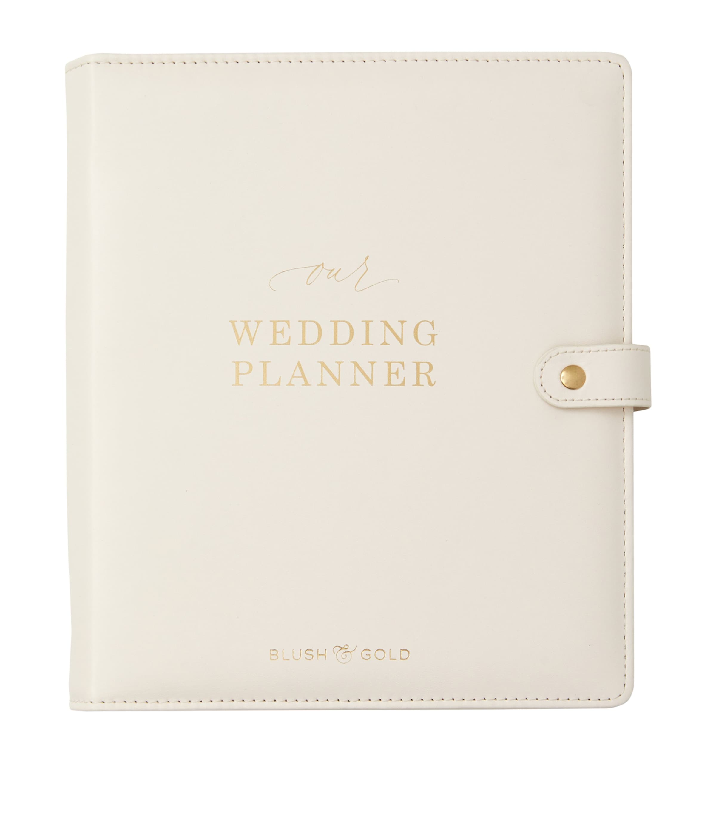 Blush and Gold Our Wedding Planner Binder