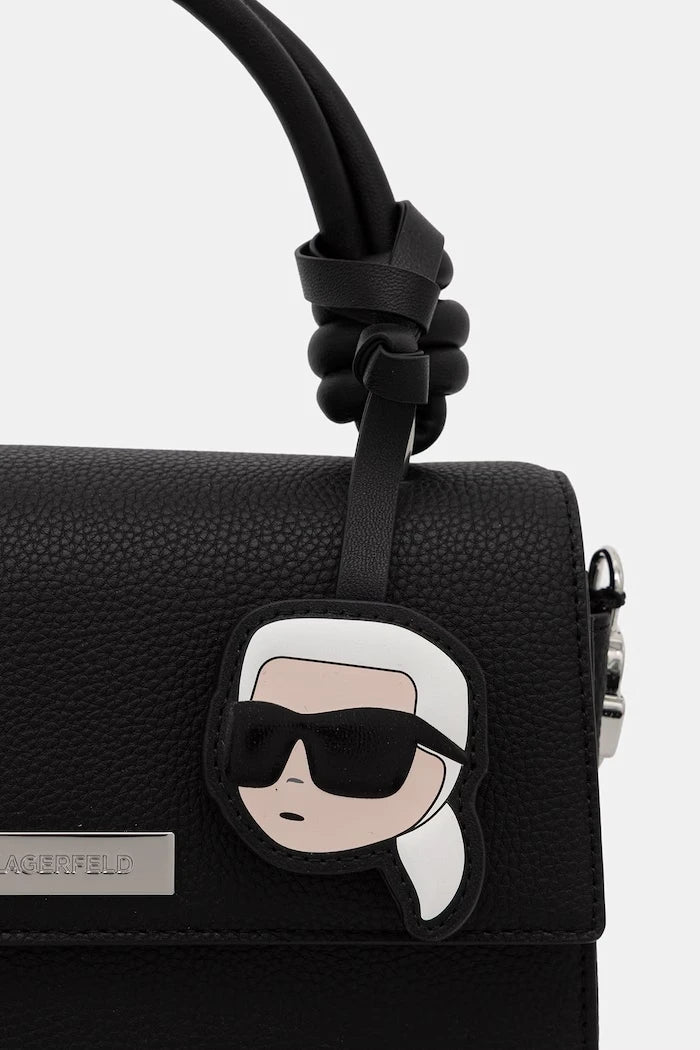 Karl Lagerfeld kadın crossbody çanta suni deri IKON