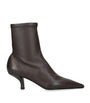 Toteme Brown Nappa Leather Heeled Boots 55