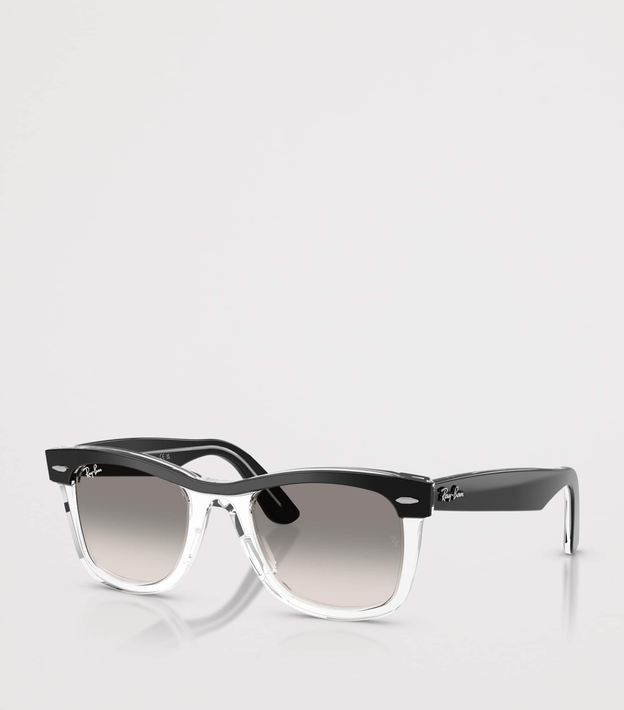 Ray-Ban Black Wayfarer Street Neat Square Sunglasses