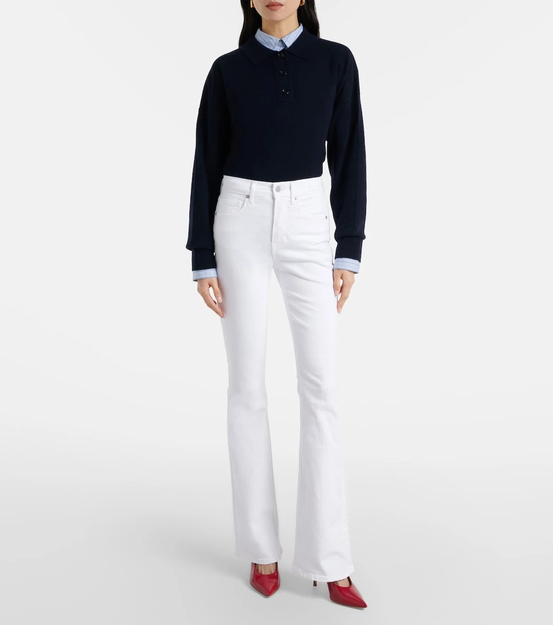 Veronica Beard - Beverly high-rise flared jeans