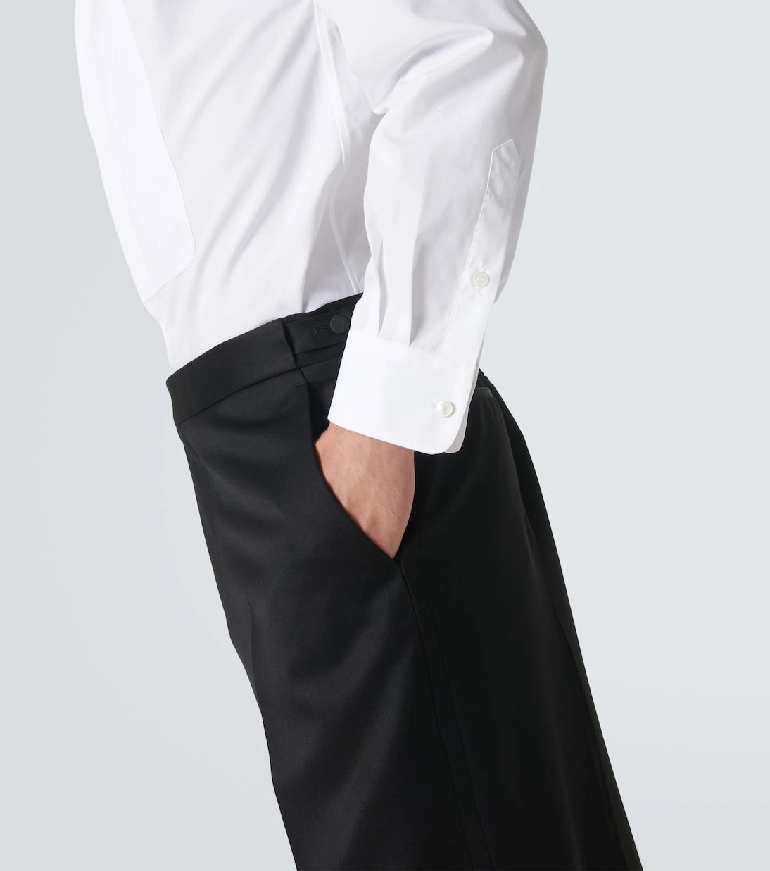 Loro Piana - Cotton tuxedo shirt