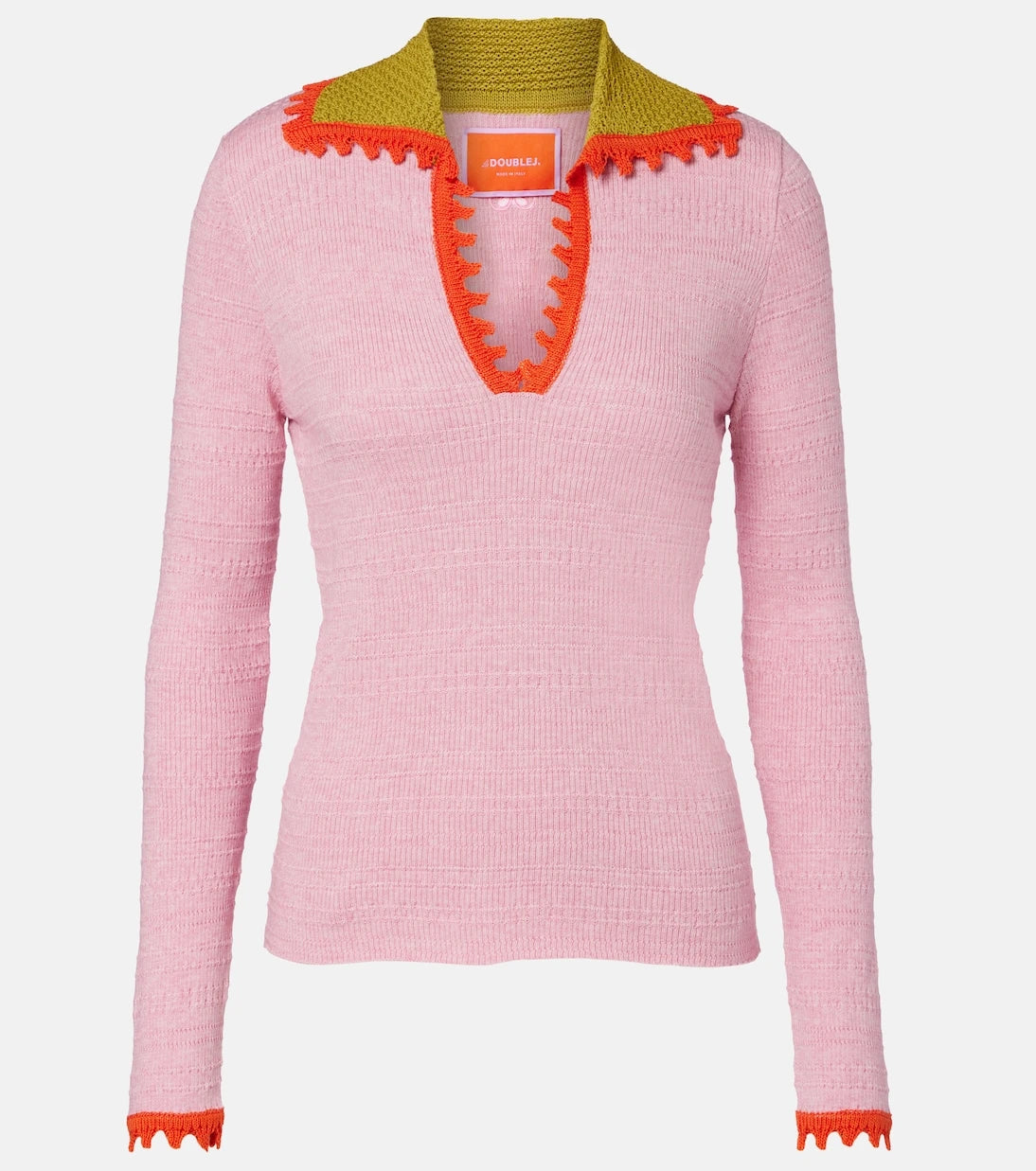 La DoubleJ - Picket cotton and wool sweater