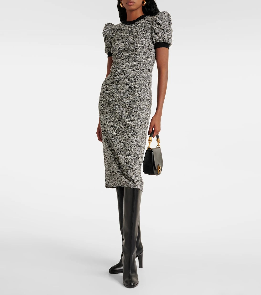 Max Mara - Ieti cotton-blend midi dress
