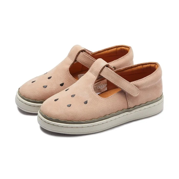 Donsje Lowy Shoes Watermelon Çocuk Deri Yarım Ayakkabı