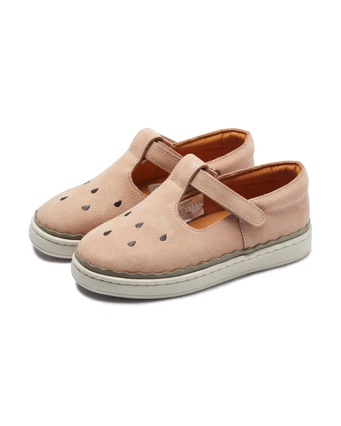 Donsje Lowy Shoes Watermelon Çocuk Deri Yarım Ayakkabı