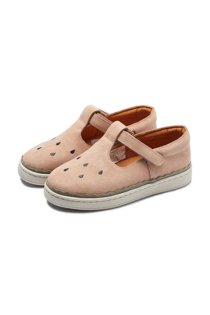 Donsje Lowy Shoes Watermelon Çocuk Deri Yarım Ayakkabı