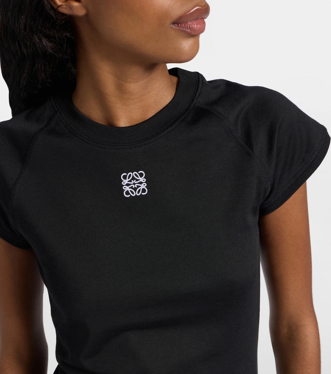 Loewe - Anagram cotton-blend jersey T-shirt
