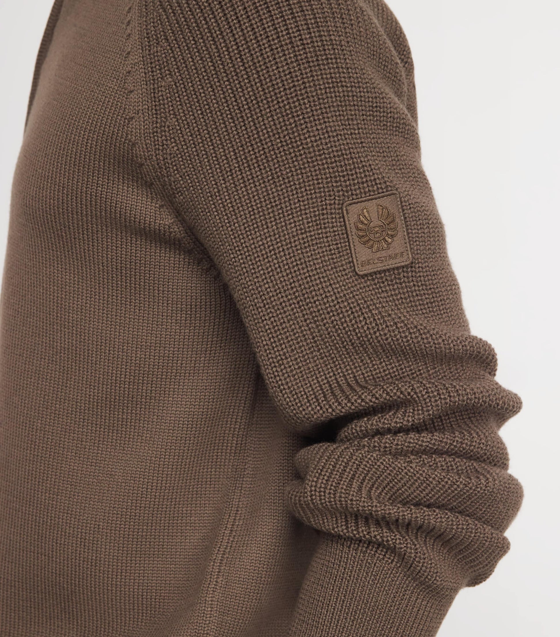 Belstaff Brown Merino Wool Aspect Sweater