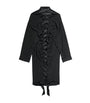 Balenciaga Black Lace-Up Shirt Dress