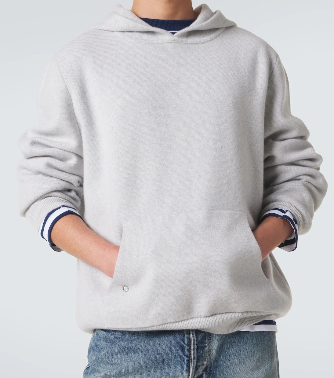 God's True Cashmere - Cashmere hoodie with quartz